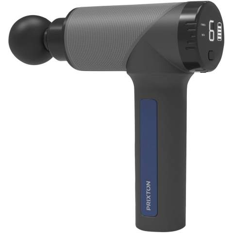 Wireless and lightweight massage gun with functions suitable for both fitness and physical therapy. It helps to warm up before exercising, recover from low-intensity training, or relieve pain after high-intensity training. Includes 6 heads to perform different types of massages on different parts of the body. Motor power 30W-3300 rpm. Speed adjustment 1-9. Battery 2500 mAh, voltage 14.4V-16.8V. Charging time 3-4 hours. Capacity: 5-6 hours. Noise level 85 dB.