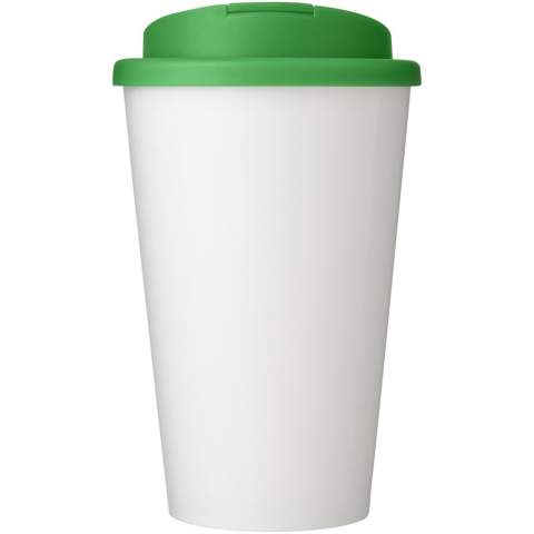 Double-wall insulated tumbler with a secure twist-on spill-proof lid. The lid clips closed to better prevent spillages, and is manufactured without silicone for a fully recyclable mug. The outer layer of the tumbler is made from recycled plastic. Tumbler features a full colour wraparound design, moulded into the product, making it long lasting and durable. Volume capacity is 350 ml. EN12875-1 compliant, dishwasher safe and microwave safe. You can mix and match colours to create your perfect mug. Made in the UK. BPA-free.