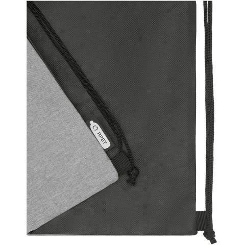 The Ross bag has a main compartment with drawstring closure in black colour. Designed with heathered colour effect in the front panel and black colour in the back panel. Features a zippered front pocket. Resistance up to 5 kg weight. There may be minor variations in the colour of the actual product due to the nature of the fabric dyes, weaves, and printing.