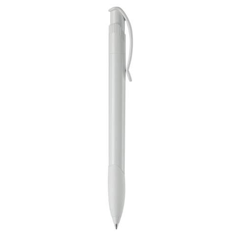 Stylo bille TOPPOINT moderne, couleurs opaques avec grip caoutchouc et clip courbé. Existe en une multitude de couleur. Stylo équipé d’une cartouche d’ encre Jumbo bleue. Pour 4,5 km de plaisir d’écrire. Fabriqué en Europe. 3 techniques de marquage au choix dont une avec full colour. Tous nos produits sont testés et certifiés, et répondent  aux normes sociales. 