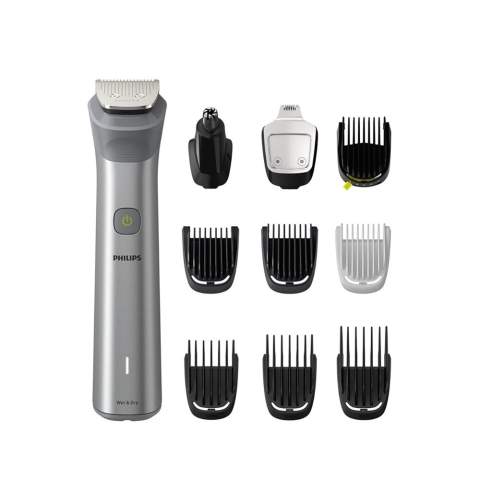 Perfectioneer je stijl met onze veelzijdige trimmer. Krijg precieze resultaten met DualCut-mesjes, antisliphandgreep en huidvriendelijk ontwerp. Trim baard, neus en meer. Gemakkelijk schoon te maken en mee te nemen. Een onmisbare grooming tool.