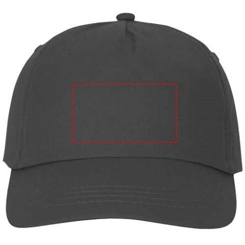 La casquette Feniks à 5 panneaux est dotée d'œillets brodés pour une meilleure ventilation, ce qui vous permet de rester au frais pendant toute activité. Avec un tour de tête de 58 cm, elle s'adapte confortablement à toutes les tailles de tête. La fermeture auto-agrippante en tissu permet des ajustements faciles et sûrs. Fabriquée en coton sergé de 175 g/m², la casquette Feniks allie durabilité et sensation de douceur et de respirabilité.