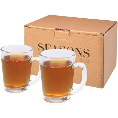 Découvrez l'alliance parfaite entre élégance et fonctionnalité avec cet ensemble de 2 verres à thé, d'une contenance de 310 ml chacun.