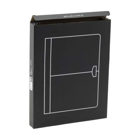 Conference/document folder made of fine, bonded leather in A4 format. With several pockets, business card slots and zip closure. Incl. writing pad and ballpoint pen. Each item is supplied in an individual brown cardboard box.
