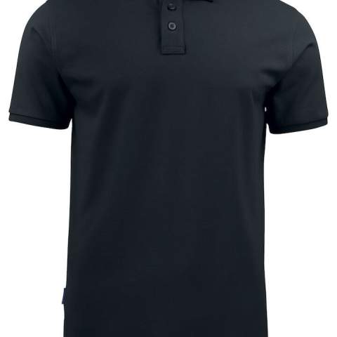 • moderne polo piqué in stretch <br />• aansluitende pasvorm<br />• toon-op-toon drieknoopssluiting <br />• nektape<br />• zijsplitjes<br />• voorgekrompen<br />• met enzymen behandeld voor een zacht en comfortabel gevoel