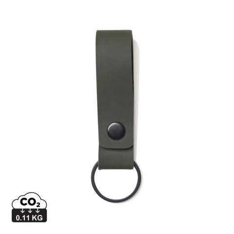 Porte-clés à boucle en PU souple. Fermé par un rivet en métal, notre porte-clés permet à la fois de soigner votre look et d'éviter que vos clés ne se perdent dans votre sac.