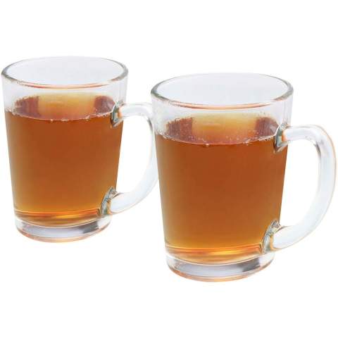 Découvrez l'alliance parfaite entre élégance et fonctionnalité avec cet ensemble de 2 verres à thé, d'une contenance de 310 ml chacun.
