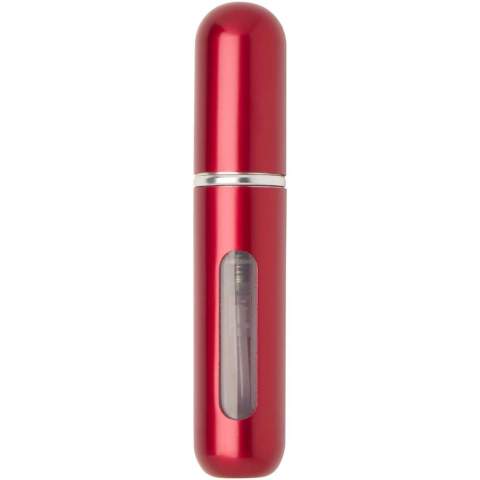 Rechargez votre parfum préféré en toute simplicité grâce à ce flacon de parfum compact et portable. Conçu pour être pratique, il est parfait pour les voyages ou l’usage quotidien, vous permettant d’emporter votre parfum préféré où que vous alliez. Simple à utiliser et sans fuite, il vous permet de tirer le meilleur parti de votre parfum tout en réduisant le gaspillage. Capacité : 5 ml.