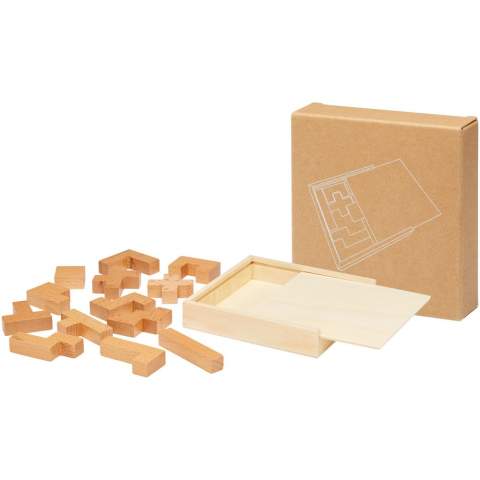 Experience the joy of puzzle solving with the Bark wooden puzzle, crafted with beach wood from responsible sources. It features 14 carefully crafted puzzle pieces that fit together to form a captivating image. Whether you're a puzzle enthusiast or looking for a fun and relaxing activity, the Bark is the perfect choice. Delivered in a kraft paper gift box.