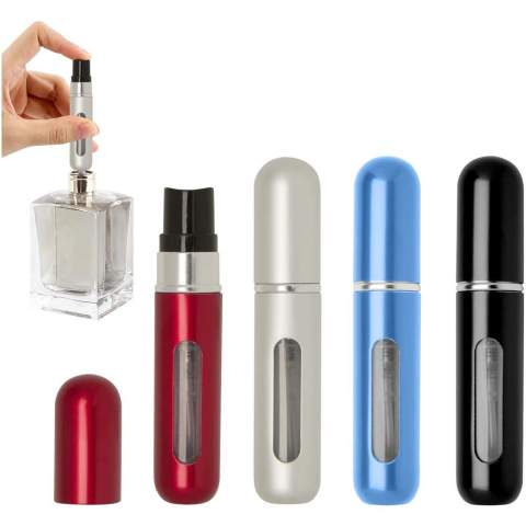 Rechargez votre parfum préféré en toute simplicité grâce à ce flacon de parfum compact et portable. Conçu pour être pratique, il est parfait pour les voyages ou l’usage quotidien, vous permettant d’emporter votre parfum préféré où que vous alliez. Simple à utiliser et sans fuite, il vous permet de tirer le meilleur parti de votre parfum tout en réduisant le gaspillage. Capacité : 5 ml.