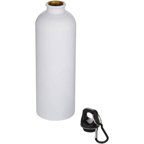 Restez toujours hydraté grâce à cette bouteille d’eau de 750 ml, à la fois durable et légère, fabriquée à partir d’acier inoxydable certifié RCS avec finition mate. Elle est le compagnon idéal pour le sport, les excursions d’une journée ou le bureau. La bouteille Oregon à paroi simple, avec finition mate, offre beaucoup d'espace pour ajouter tout type de logo. Attachez solidement le mousqueton à un sac pour éviter de la perdre (le mousqueton ne convient pas à l'escalade). 