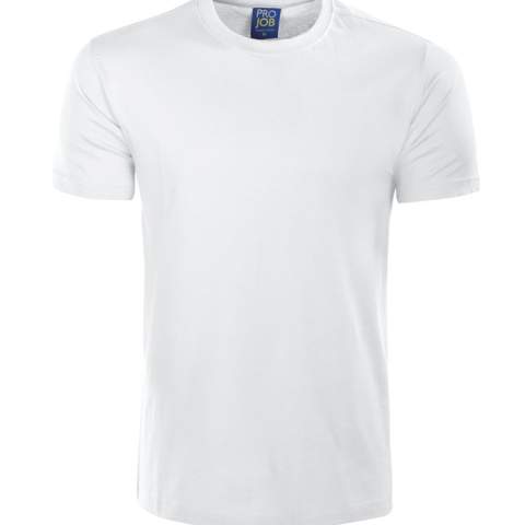 • T-shirt in single jersey<br />• geel (10) en oranje (17) in polyester<br />• moderne pasvorm<br />• dubbelgelaagde kraag<br />• met zijnaden