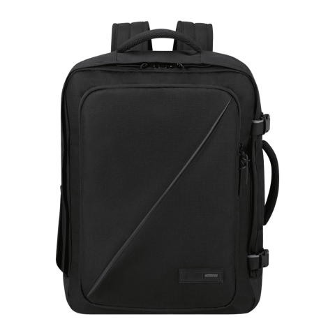 Take2Cabin en je bent vertrokken! Dit is onze nieuwste business en lifestyle collectie voor young professionals die op zoek zijn naar een compacte, handige rugzak. De business rugzak kan dankzij de gecoate stof elk weer aan en is uitgerust met een USB-aansluiting. Zo laad je al je mobiele toestellen moeiteloos op onderweg. Bij alle modellen – stuk voor stuk uitstekend georganiseerd – kun je makkelijk bij het hoofdvak. Trek je Take2Cabin rugzak aan en spring op het vliegtuig, de bus, de trein of je fiets!