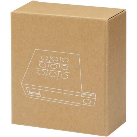 Das Tic-Tac-Toe Spiel Strobus aus Holz ist ein zeitloses, strategisches und fesselndes Spiel, das Familie und Freunde zu einem freundschaftlichen Wettkampf zusammenbringt. Dieses Set wird aus Kiefernholz aus verantwortungsvollen Quellen hergestellt und ist nicht nur langlebig, sondern auch eine nachhaltige Wahl. Die Holzbox ist mit einem Schiebeverschluss versehen, der den Zugang zu den Spielkomponenten erleichtert und sie sicher aufbewahrt, wenn sie nicht gebraucht werden. Enthält 5 schwarze und 5 rote Kugeln für die beiden Spieler. Verpackt in einer Geschenkbox aus Kraftpapier, mit Bedienungsanleitung.