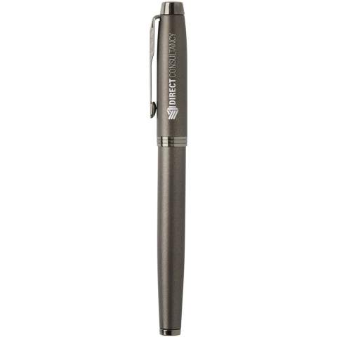 Highly professional and reliable. An ideal partner with unlimited potential, Parker IM is all at once smart, polished and established. With a durable stainless steel nib and finishes that echo the Parker legacy, every detail of this fountain pen is refined to deliver a writing experience that is always dependable. Includes a Parker gift box. Delivered with one cartridge. Exclusive design. Pen ink colour: Black.