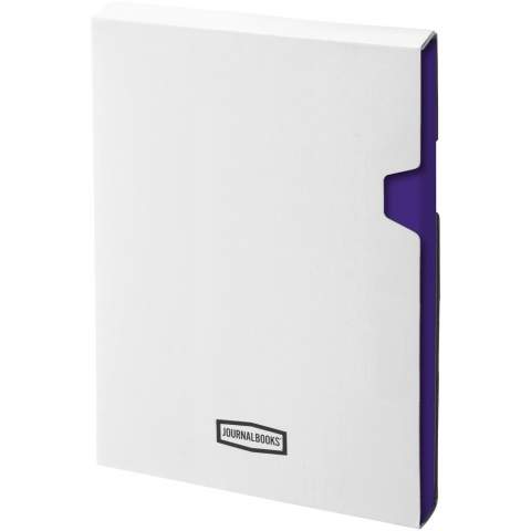 Dieses Hardcover Notizbuch im exklusiven Design (A5 Format) mit Gummibandverschluss und 80 Blatt (80 g) liniertem Papier ist ideal für das Aufschreiben und Weitergeben von Notizen. Mit erweiterbarer Tasche auf der Rückseite zum Aufbewahren kurzer Notizen. Mit Journalbox Geschenkkartonhülle.
