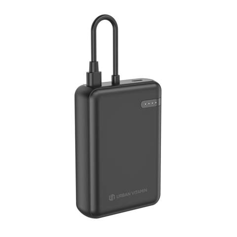 Découvrez la nouvelle norme en matière de charge portable. Fullerton est un powerbank de 10.000 mAh qui vous permet de charger tous vos appareils mobiles à la vitesse maximale. Fullerton ne se contente pas de charger à grande vitesse, il offre également le moyen le plus rapide de recharger le powerbank. Fullerton est doté d'une double sortie USB qui vous permet de recharger deux appareils en même temps. L'un via le port de type C et l'autre à l'aide d'un câble de type C. Les deux offrent une charge PD ultra-rapide jusqu'à 20W. Fullerton est fabriqué à partir d'ABS et de PC recyclés certifiés RCS (Recycled Claim Standard). Contenu recyclé total : 20 % sur la base du poids total de l'article. Les articles Urban Vitamin sont fabriqués sans PVC et emballés dans des emballages à teneur réduite en plastique.<br /><br />PowerbankCapacity: 10000<br />PVC free: true