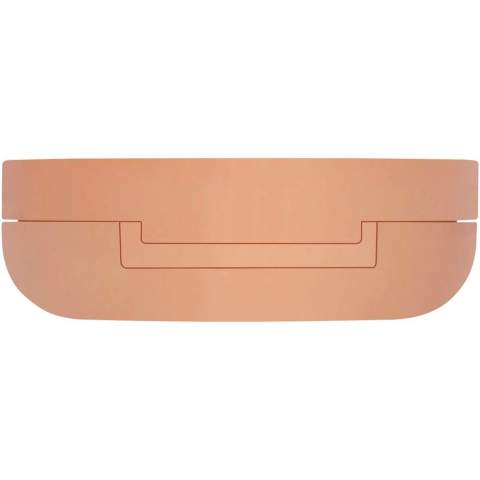 Lip balm with vanilla aroma for keeping lips moist and protected from the sun (SPF15). There is a handy mirror on the inside, and the outer shell is made of plastic.