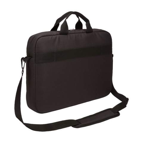 Sacoche professionnelle de Case Logic pour ordinateur portable 15,6 pouces. Cette sacoche en polyester dispose d'un compartiment spacieux pour ordinateur portable avec mousse de protection, afin de ranger et transporter en toute sécurité un ordinateur portable avec une taille d'écran allant jusqu'à 15,6 pouces. Elle possède, par ailleurs, beaucoup d'espace de rangement intelligent, comme une poche séparée pour une tablette de 10,1 pouces, une poche avant avec protection zippée cachée pour ranger un téléphone, une poche avant spacieuse avec un panneau de rangement pour les stylos, petits appareils électroniques et câbles de charge, ainsi qu'un compartiment de rangement spécial pour les documents. Dispose d'une bandoulière réglable/détachable, d'une poignée rembourrée et d'une sangle de bagage, permettant de la fixer à la plupart des valises à roulettes.