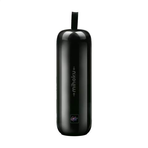 Portable, wireless 10W Bluetooth (5.3) speaker with RGB 24-LED light. This compact but powerful party box has dual 5W speakers. It is designed to be taken anywhere and provides impressive sound, adds extra dimension to your party and creates an unforgettable atmosphere. The speaker is equipped with RGB LED lighting that lights up in 8 different colours and reacts to the music. In addition to Bluetooth, this music box is also compatible with AUX, USB-C and TF cards. This allows you to play music from different sources, so you can always listen to your favourite songs. Compatible with both Android and iOS devices and easy to operate. Charging time 5 hours. At 70% volume and without using the RGB light, the party box has a battery life of 2.5 hours. With the light on, the speaker lasts 2 hours. Input: 5V/1A. Charging port: USB-C. Wireless range up to 10 metres. Includes carrying loop, built-in Li-Ion battery 2x 1200mAh, USB-USB-C charging cable and user manual. Packed individually.