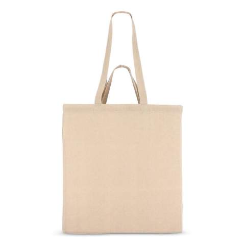 Vielseitige Tote aus 140 g/m² Baumwolle in Naturfarbe mit langen und kurzen Griffen für flexible Tragemöglichkeiten. Oeko-Tex®-zertifiziert. Ideal für den Einzelhandel, Veranstaltungen oder den täglichen Gebrauch.
