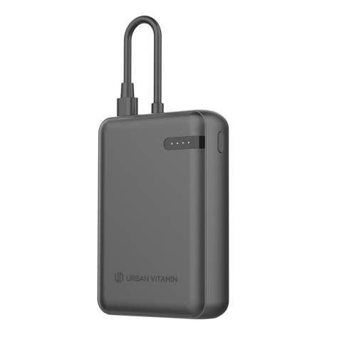 Découvrez la nouvelle norme en matière de charge portable. Fullerton est un powerbank de 10.000 mAh qui vous permet de charger tous vos appareils mobiles à la vitesse maximale. Fullerton ne se contente pas de charger à grande vitesse, il offre également le moyen le plus rapide de recharger le powerbank. Fullerton est doté d'une double sortie USB qui vous permet de recharger deux appareils en même temps. L'un via le port de type C et l'autre à l'aide d'un câble de type C. Les deux offrent une charge PD ultra-rapide jusqu'à 20W. Fullerton est fabriqué à partir d'ABS et de PC recyclés certifiés RCS (Recycled Claim Standard). Contenu recyclé total : 20 % sur la base du poids total de l'article. Les articles Urban Vitamin sont fabriqués sans PVC et emballés dans des emballages à teneur réduite en plastique.<br /><br />PowerbankCapacity: 10000<br />PVC free: true