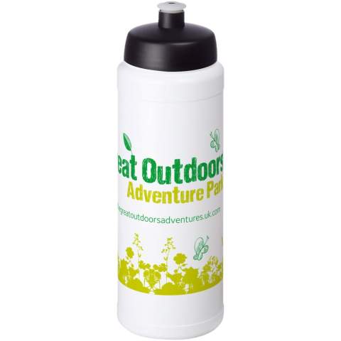 Bouteille de sport à simple paroi. Dispose d’un couvercle anti-déversement avec bec à système de pression-traction. Capacité de 750 ml. Couleurs à mélanger et assortir pour créer la bouteille parfaite. Contactez-nous pour plus d'options de couleurs. Fabriqué au Royaume-Uni. Sans BPA. Conforme à la norme EN12875-1. Lavable au lave-vaisselle.