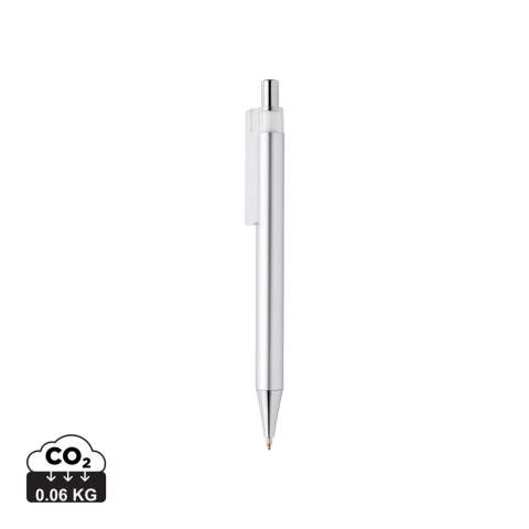 Ein neues anspruchsvolles Mitglied der X-Stift Familie. Bestechend durch seine Chrom-Elemente und das schicke Metall-Finish. Inklusive ca. 1200m blauschreibender deutscher Dokumental® Mine mit TC-Ball für ein sanftes Schreiben.