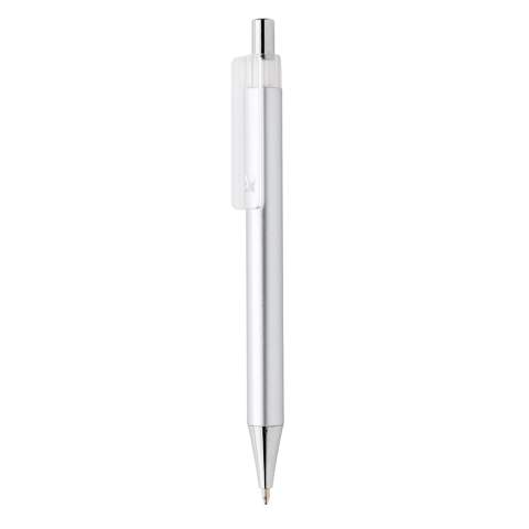 Ein neues anspruchsvolles Mitglied der X-Stift Familie. Bestechend durch seine Chrom-Elemente und das schicke Metall-Finish. Inklusive ca. 1200m blauschreibender deutscher Dokumental® Mine mit TC-Ball für ein sanftes Schreiben.