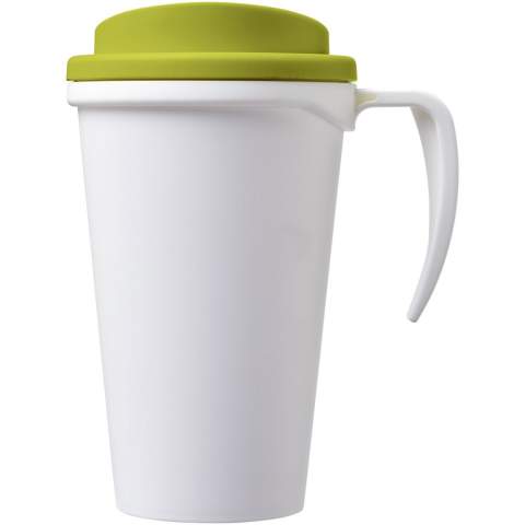 Mug isotherme à double paroi avec couvercle à visser et poignée intégrée. Couleurs à mélanger et à assortir pour créer le mug parfait. Fabriqué au Royaume-Uni. Livré dans une boîte cadeau blanche. Sans BPA. Conforme à la norme EN12875-1. Peut aller au lave-vaisselle et au micro-ondes. Emballé dans un sac en plastique PE recyclé.
