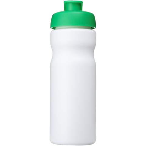 Single-walled sport bottle. Features a spill-proof lid with flip top. Volume capacity is 650 ml. Mix and match colours to create your perfect bottle. Contact us for additional colour options. Made in the UK.