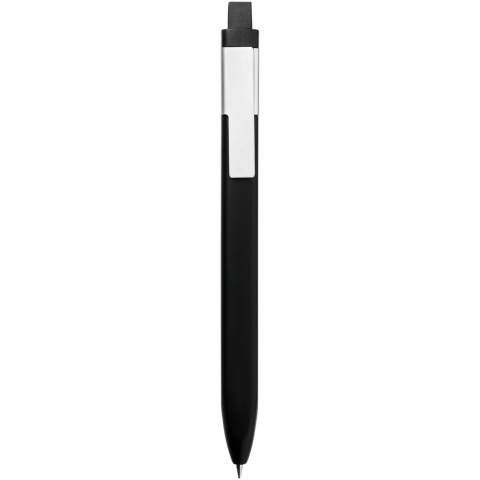Der Classic Kugelschreiber mit Druckmechanismus hat ein spezielles Design zum Befestigen an der Seite des Classic Hardcover Notizbuchs. Mattes, farbiges Finish, mit Clip aus gebürstetem Stahl und 1,0 mm langer Ausziehspitze.