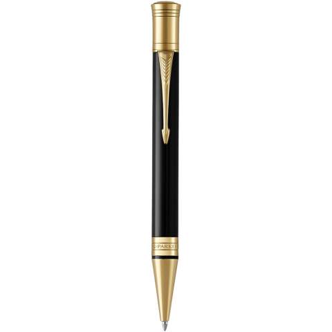 A symbol of excellence since 1921, Duofold remains the most distinguished pen in Parker’s discerning lineage. Driven by commitment to superior craftsmanship, every detail of Duofold is carefully thought out and executed. From the emblematic design of the ace emblazoned 18-karat solid gold nib to the precious metal finishes, each piece is meticulously brought together by hand to ensure the finest writing experience. Incl. Parker gift box. Delivered with patented QuinkFlow ballpoint refill. Exclusive design.