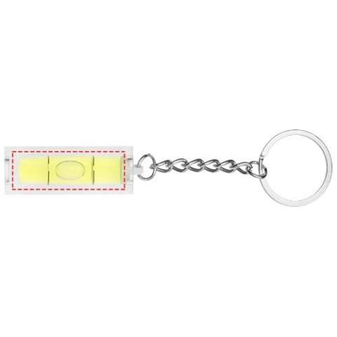 Porte-clés avec niveau à bulle.