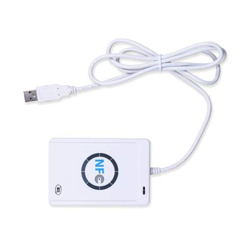 This NFC reader/writer USB can read and write NFC tags. Compatible with all modern NFC Tags like for example the NTAG203, NTAG 213 and the Ultralight chips. Is suitable for all versions of Windows®. The software for this device can be downloaded at: https://www.wakdev.com/en/apps/nfc-tools-pc-mac.html.