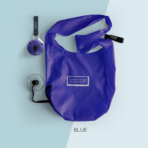 Roll-up shopping bag with carabiner