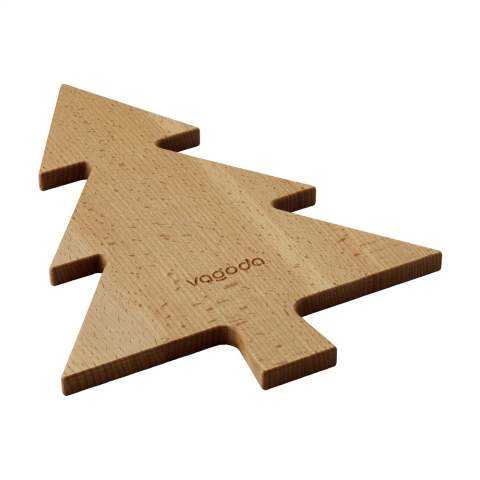 WoW! A beech wood serving board in the shape of a pine tree. The perfect combination of elegance, durability and functionality. Suitable for strikingly presenting snacks and delicacies. This serving board adds a touch of style to any occasion. Made in Europe.