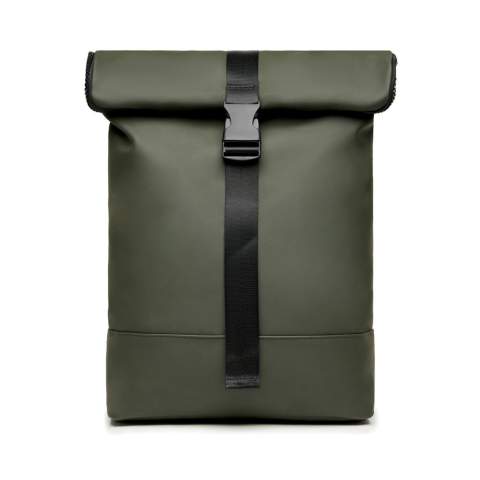 A chic, contemporary bag in supple PU. This versatile design can be carried as either a rucksack or a tote bag - commute with the bag comfortably on your back and then simply carry it over your arm if you're going out for lunch. The clever padded computer pocket is the perfect place to store your devices. You can also attach this bag to your bike frame. The perfect combination of practicality and style! Suitable for computers with an overall size of 17 inches. Please note that the dimensions of the display are not the same as the dimensions of the entire computer.