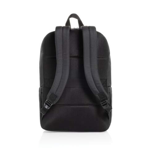 Lernen Sie den CityPack Aware™ RPET-Business-Rucksack kennen. Die perfekte Mischung aus geräumigem Design, Vielseitigkeit und Qualität. Dieser ultragroße Rucksack wurde für moderne Berufstätige entwickelt, die viel unterwegs sind. Er passt sich Ihren Bedürfnissen an und sorgt dafür, dass Ihre wichtigsten Dinge sicher und organisiert sind. Mit 2 seitlichen Wasserflaschenfächern. Hergestellt aus recyceltem Polyester mit integriertem AWARE™-Tracer. 2% des Erlöses jedes mit AWARE™ verkauften Produkts werden an Water.org gespendet. PVC-frei.<br /><br />FitsLaptopTabletSizeInches: 15.6<br />PVC free: true