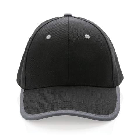 Kein Greenwashing! Erzählen Sie die wahre Geschichte über Nachhaltigkeit! Diese 6 Panel Kontrast-Cap mit gebogenem Schirm wurde aus recyceltem 280gr Brushed Cotton ( 60% rCotton & 40% rPET) hergestellt und mit AWARE™ Tracer versetzt. Mit AWARE™ wird die Verwendung von echten recycelten Gewebematerialien sowie die Angaben zur Wasserreduzierung durch disruptive physische Tracer und Blockchain-Technologie garantiert. Sparen Sie Wasser und verwenden Sie echte recycelte Stoffe. Mit dieser Kappe sparen Sie bereits 250 Liter Wasser. Die Kappe hat eine dunkel-graue Einfassung und einen Klettverschluß. Weiterhin werden 2% des Erlöses jedes verkauften Impact-Produkts an Water.org gespendet. Die Wassereinsparungen basieren auf Zahlen im Vergleich zu herkömmlichen Fasern. Diese berechnete Angabe basiert auf zuverlässigen Ökobilanzdaten, die von Textile Exchange in ihren Material Snapshots 2016 veröffentlicht wurden.