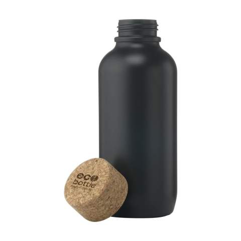 Lightweight water bottle from the EcoBottle brand. This bottle is made from 98% sugar cane bio mass waste. The screw cap is made from natural Portuguese cork. Designed and produced in Sweden using mainly renewable energy. This is a particularly stylish bottle due to its basic design. Perfect for a striking promotion. Ideal for the office, in the gym or on the go. 100% plant-based. Food Approved. Not dishwasher-safe. Capacity 650 ml. Made in Sweden.
