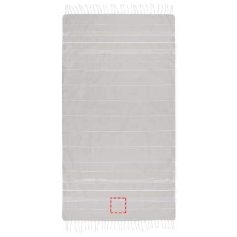 De Anna hamamhanddoek is gemaakt van 100 % katoen van 150 g/m², is zacht en absorberend en heeft meerdere gebruiksmogelijkheden. De handdoek droogt snel en is licht van gewicht, waardoor hij gemakkelijk mee te nemen is. Gecertificeerd volgens STANDARD 100 door OEKO-TEX®.