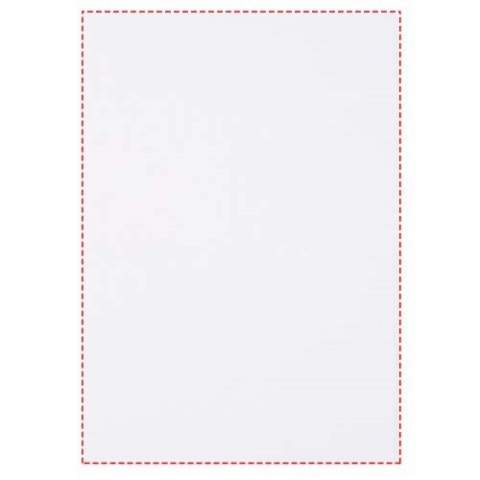 Bloc-notes Desk-Mate® A7 blanc avec des feuilles en papier recyclé 80 g/m². Marquage possible sur chaque feuille. Trois tailles disponibles (25/50/100 feuilles). 