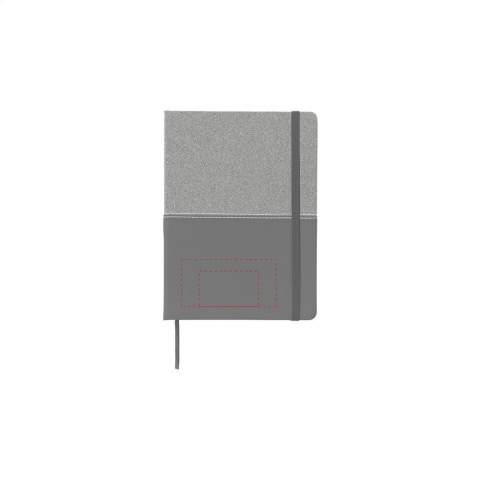 Duo-Stil Notizbuch aus Kork und Lederimitat in handlicher und praktischer Ausführung mit ca. 72 Blatt/144 Seiten cremefarbenem, liniertem Papier (70 g/m²) und elastischem Verschluss.