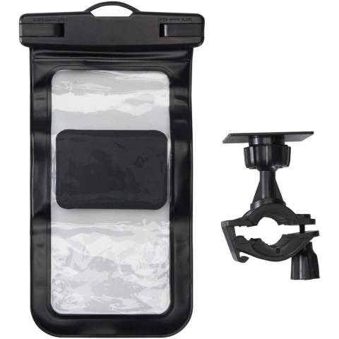 Stevige telefoonhouder die een veilige en betrouwbare manier biedt om je telefoon toegankelijk te houden tijdens het fietsen of steppen.