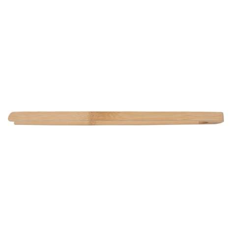 Diese Ukiyo Bambus Servierzange wird zu Ihrem Lieblings-Kochutensil. Ideal zum Heben, Wenden oder Servieren von Speisen. Wird in einer Geschenkbox aus Kraftpapier geliefert. Dieses Produkt ist nicht für den Verkauf nach Deutschland verfügbar.