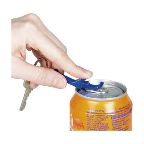 Keyring with aluminium opener.