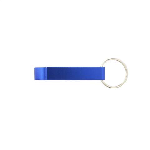 Keyring with aluminium opener.