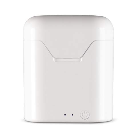 These TWS (True Wireless Stereo) earphones lets you enjoy music to the fullest. Since they are wireless you never have to detangle cables again before listening to music. Includes a wireless charging case, so your earbuds can be charged on the go. Compatible with most phones. the earbuds have a wireless range of 10 meters with built-in microphone for making phone calls. Comes in a gift box.