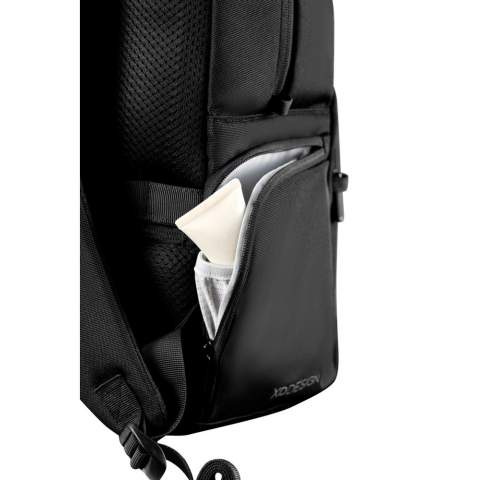 The Soft Daypack is the ideal companion for daily carry. Crafted from high-quality materials, including 1200D RPET fabric and Textured PU material, it combines durability with style. With a focus on security, this daypack features an anti-theft flap-top design with a Fidlock closure and twist-lock zippers. The dedicated 16” laptop pocket provides tech protection, while the RFID-protected pocket offers added security for your cards and personal information. Stay organised with smart interior organisation and enjoy quick access to your items. Made from R-pet fabric with the AWARE™ tracer. With AWARE™, the use of genuine recycled fabric is guaranteed. 28% recycled content.<br /><br />FitsLaptopTabletSizeInches: 16.0